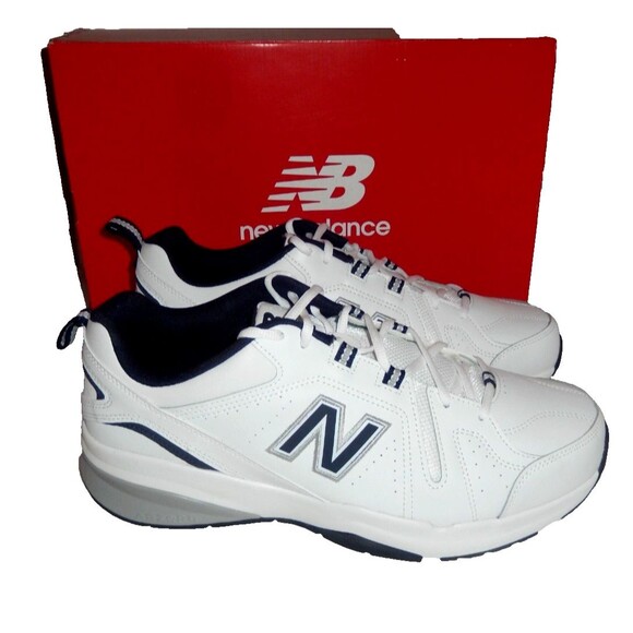 New Balance MX608V5 Sneakers Trainers Men’s 13 (4E) X Wide White/Blue MX608WN5